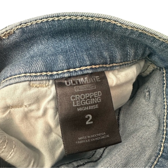 Express Cropped High Rise Skinny Jeans - Picture 4 of 4